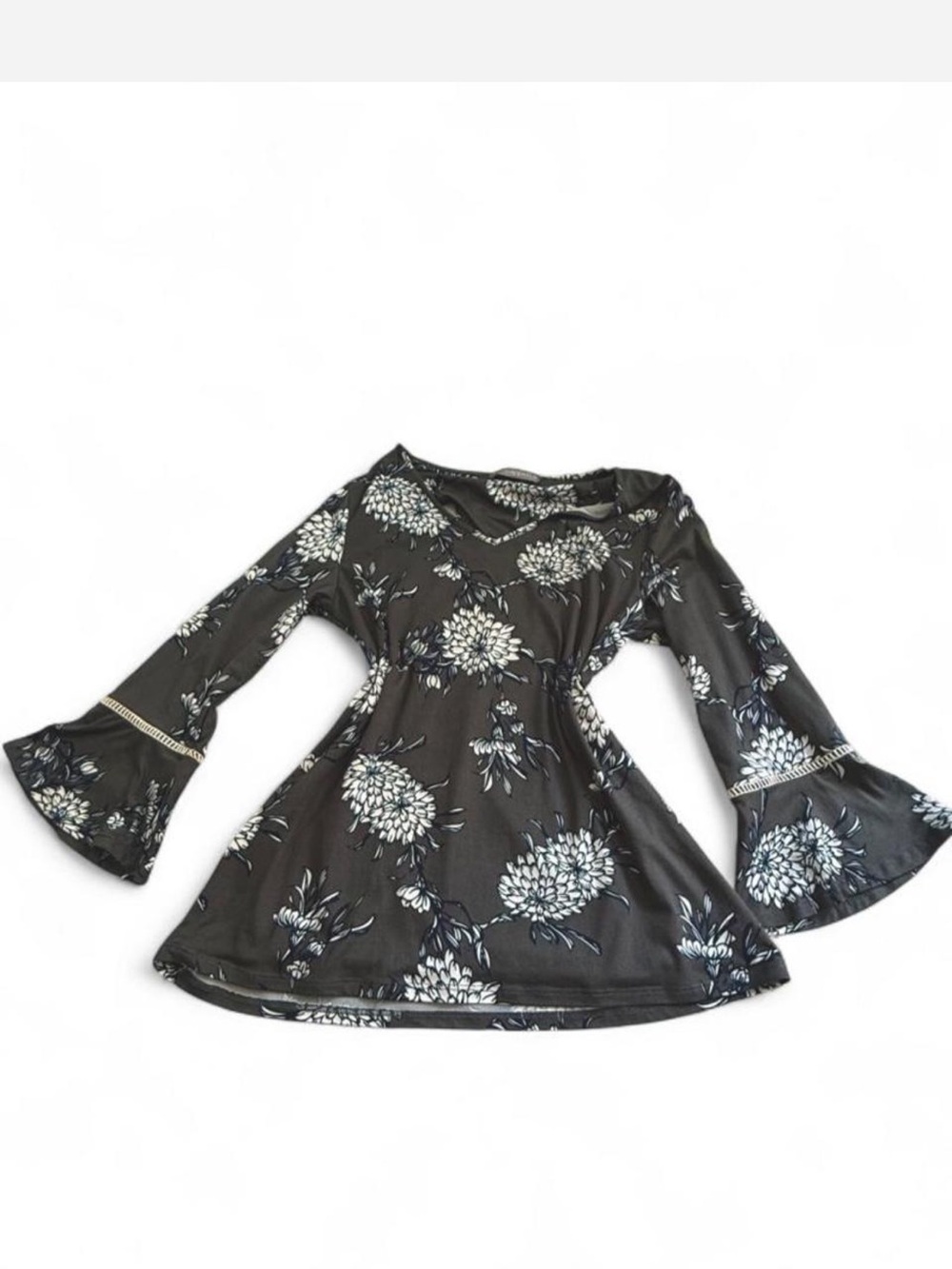 Green Floral Blouse